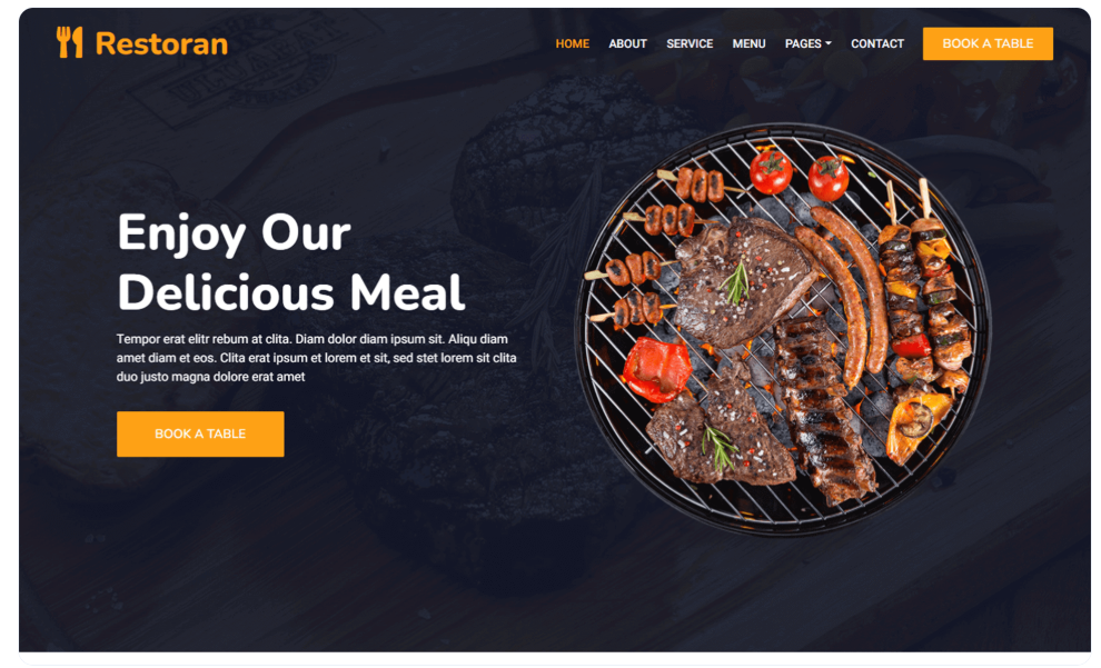 Restaurant Website